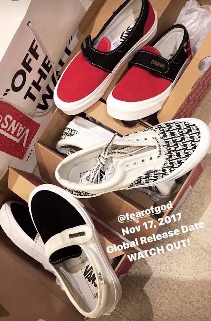 Fear of God x Vans Collection 2 Release Date