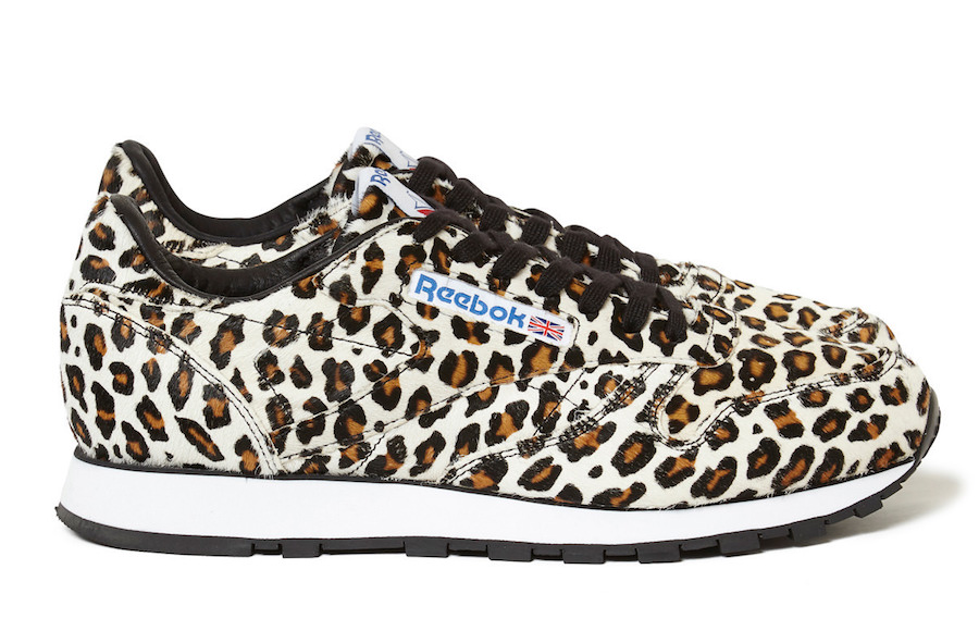reebok leopard print trainers