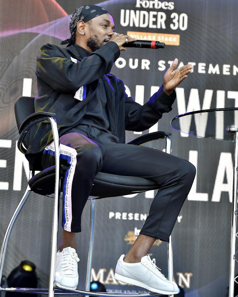 rappers wearing nike cortez