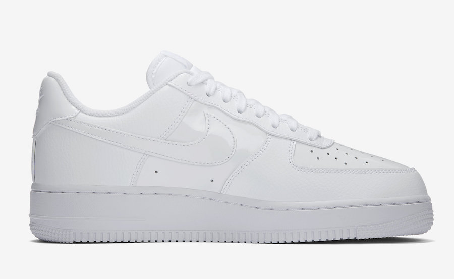 nike air force 1 white patent