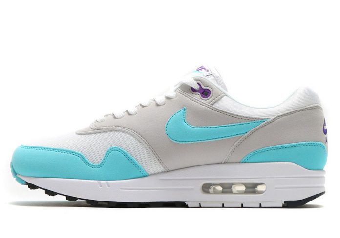 purple and aqua air max