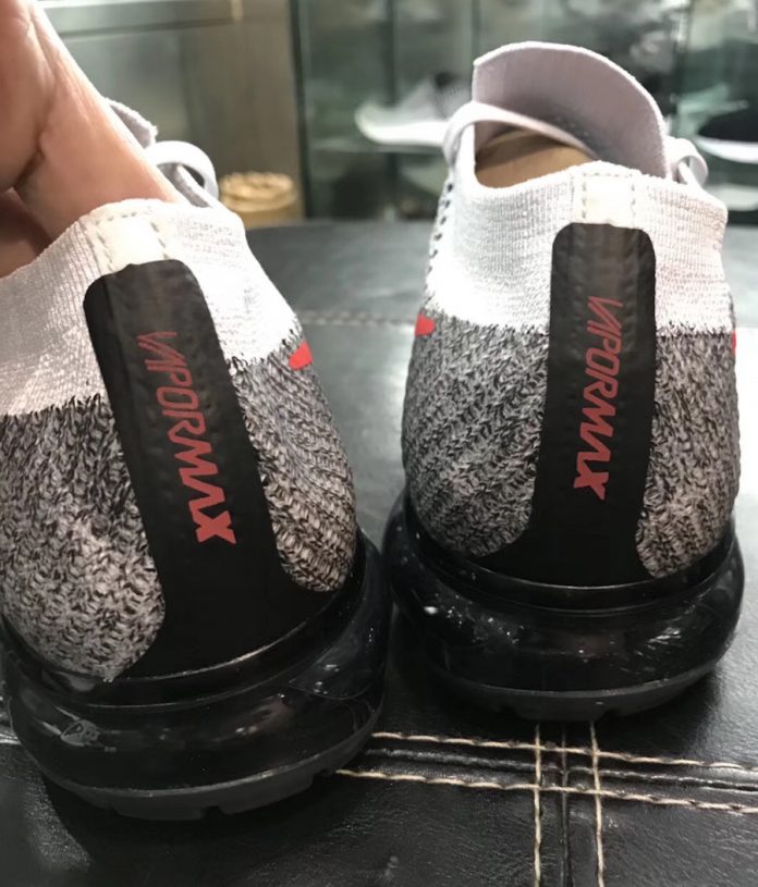 vapormax red and grey