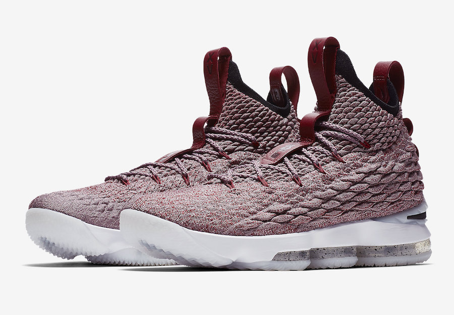 Nike LeBron 15 Red Flyknit White 897649 - 201 - Кроссовки nike женские оригинальные nike court legacy canvas college grey college greyblackwhite