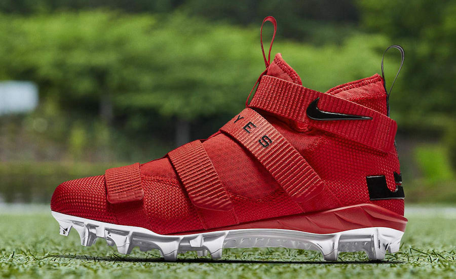 Nike LeBron Soldier 11 Cleat Ohio State AO9146-600