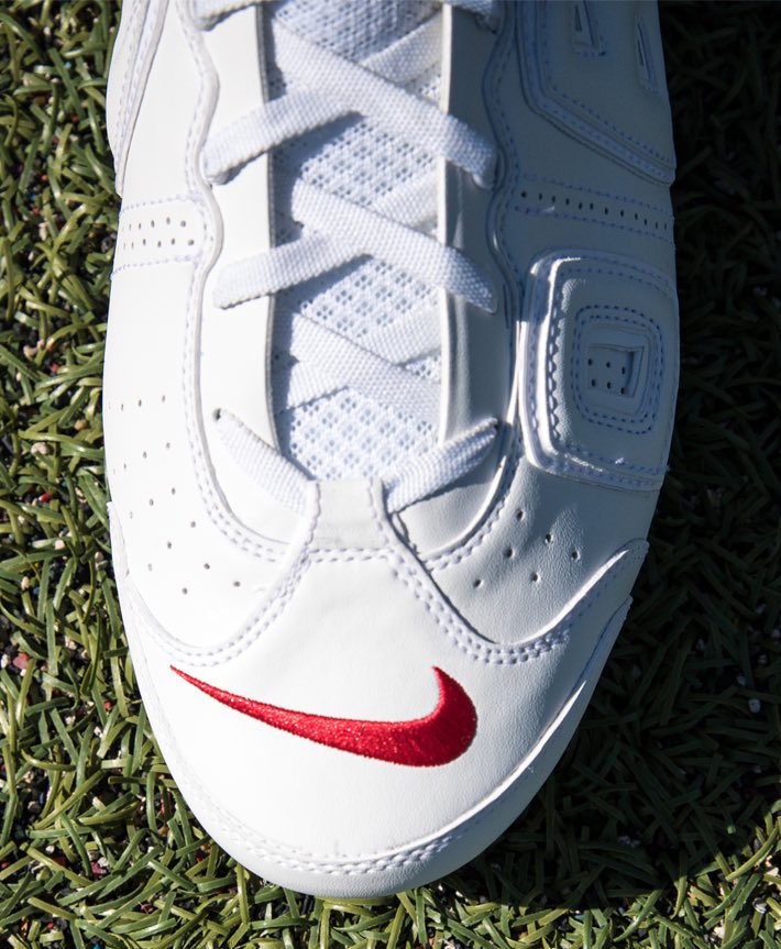 Odell Beckham Jr OBJ Nike Uptempo Cleats - Sneaker Bar Detroit