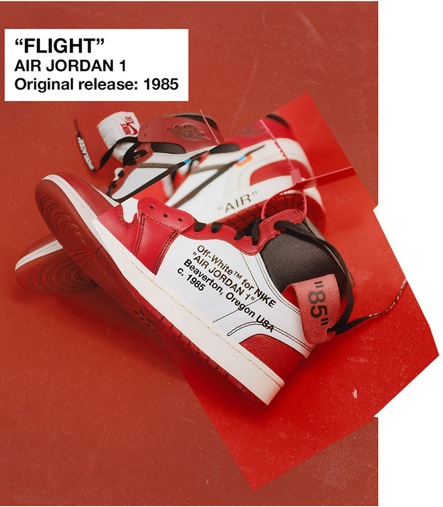 Off-White Nike The Ten Air Jordan 1 Raffle Release Date