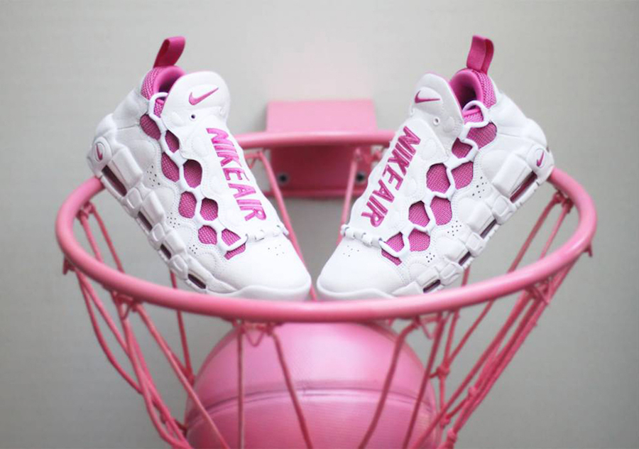 Nike Air More Money Breast Cancer Awareness