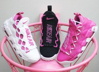 Nike Air More Money Breast Cancer Awareness