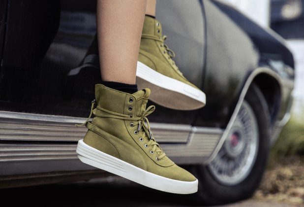 puma xo parallel green olive