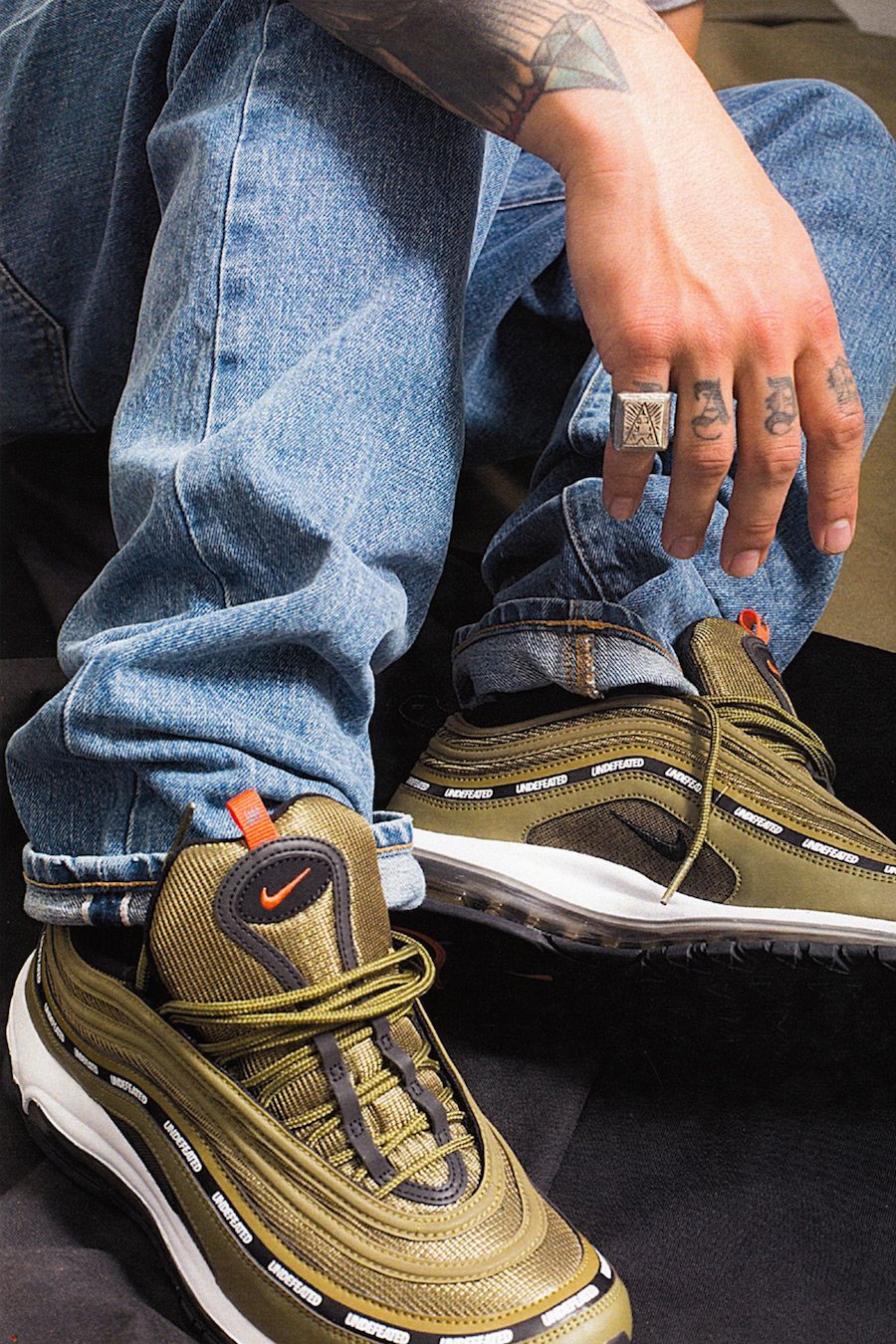 Undefeated Nike Air Max 97 Olive Release Date Sneaker Bar