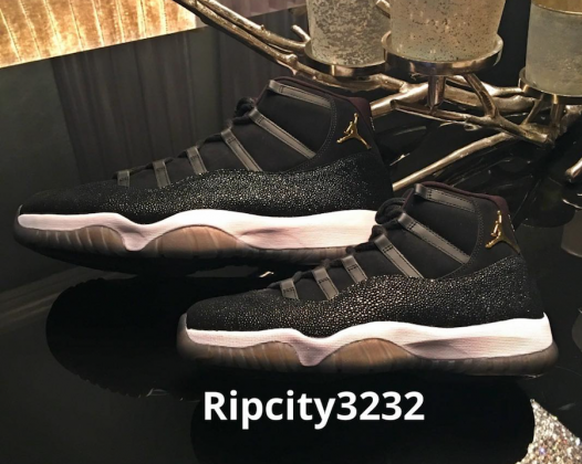 jordan 11 retro heiress black stingray mens