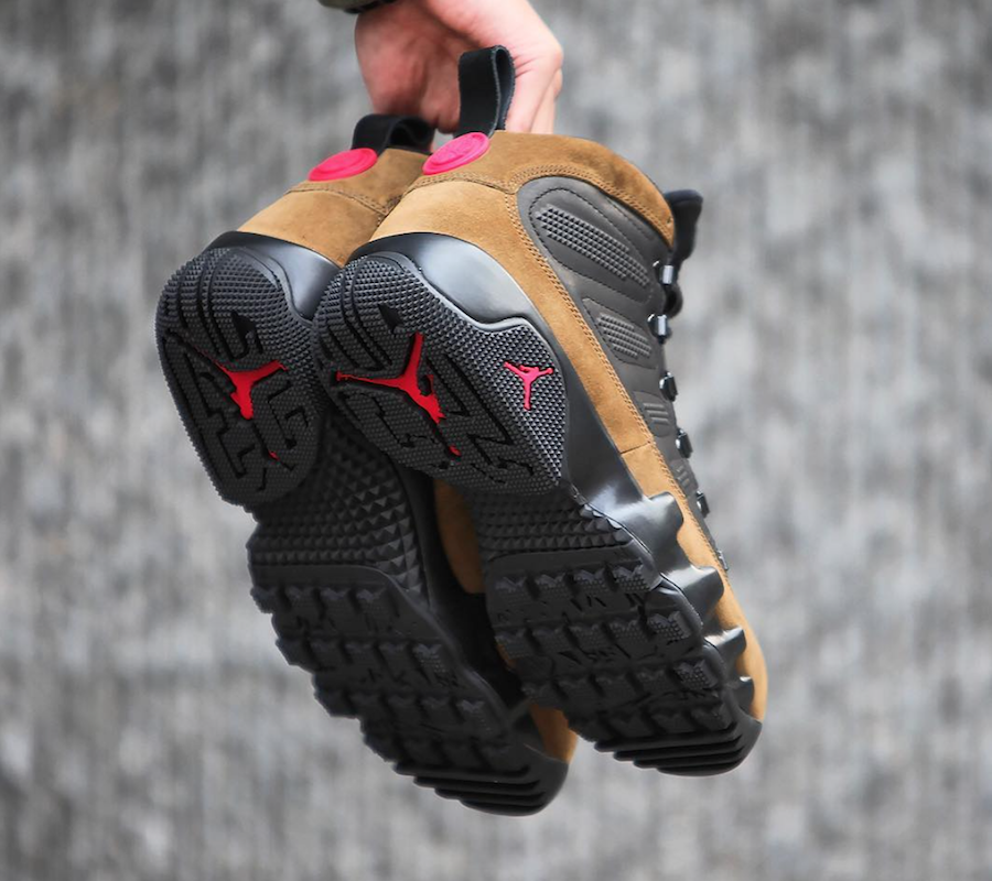 Air Jordan 9 Boot Olive Outsole