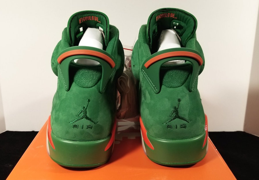 Air Jordan 6 Gatorade Pine Green Orange Blaze AJ5986-335