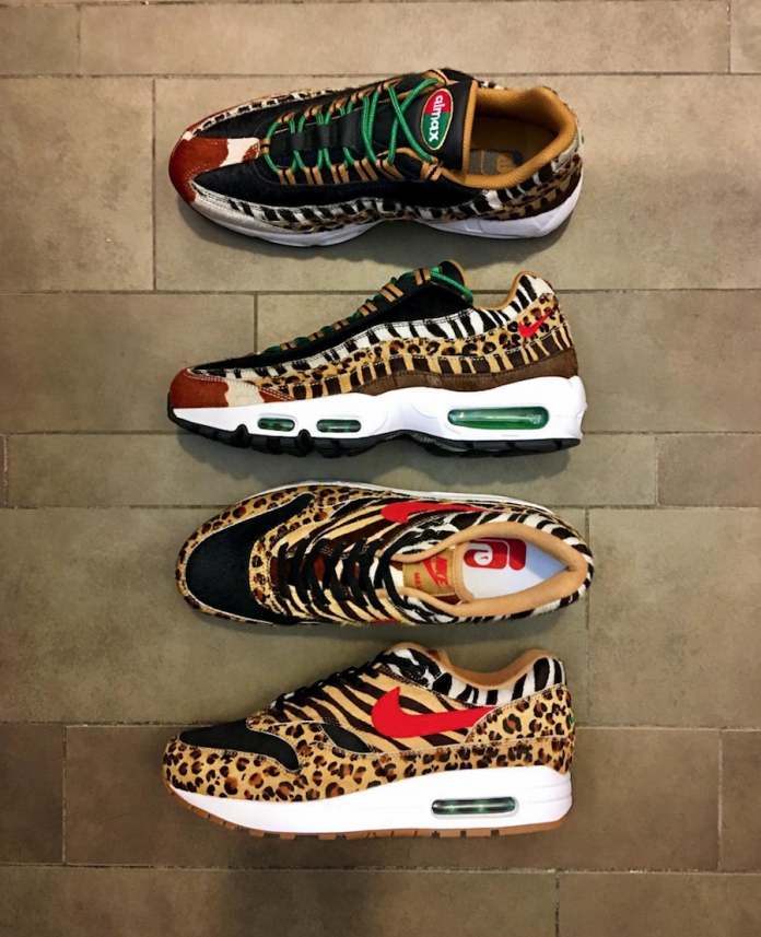 air max 95 animal pack on feet