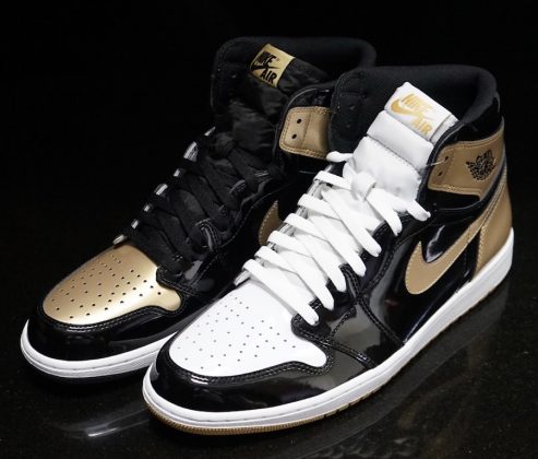 Air Jordan 1 Gold Top 3 Patent Leather - Sneaker Bar Detroit