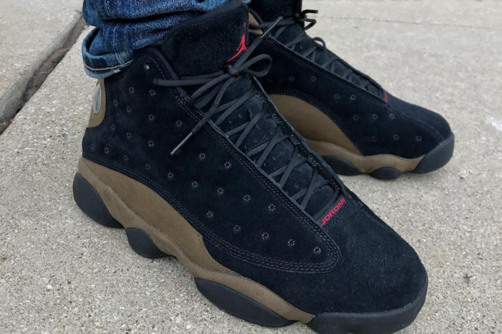 jordan olive green 13