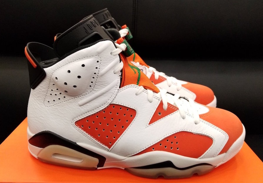 jordan 6 gatorade orange