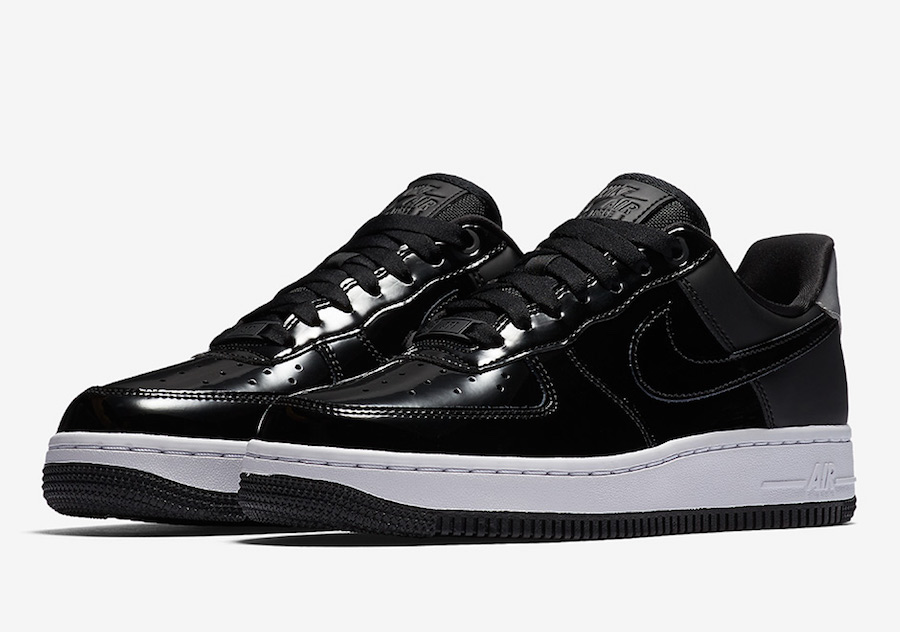 Nike Air Force 1 Force is Female Black Patent Leather