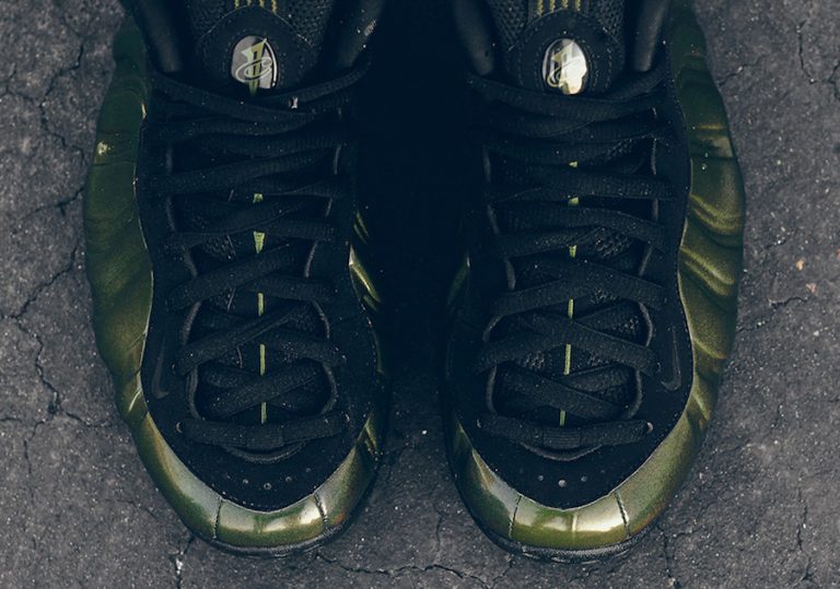 foamposite legion green on feet