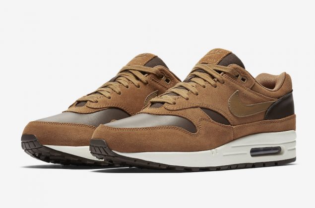 Nike Air Max 1 Premium Leather Ale Brown - Sneaker Bar Detroit