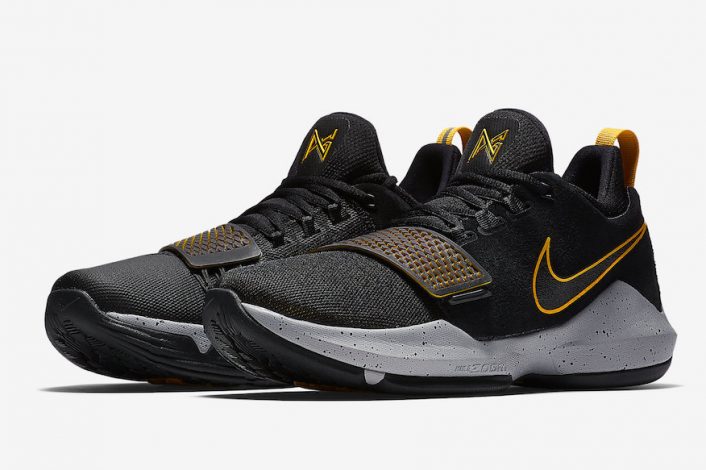 paul george shoes yellow and black