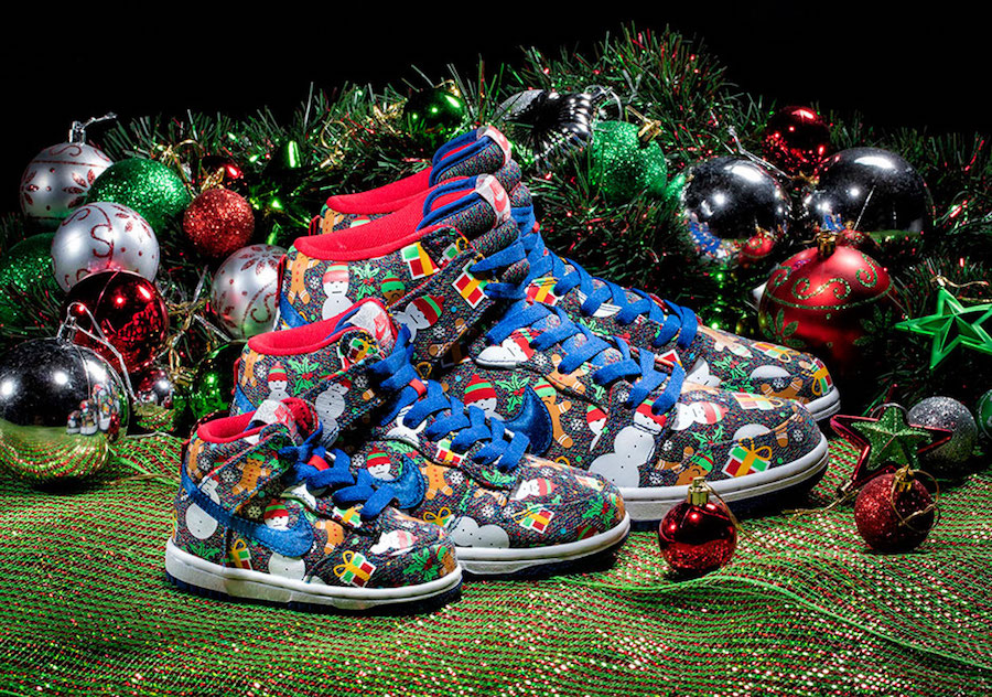 Nike SB Dunk High Concepts Christmas Ugly Sweater Release Date