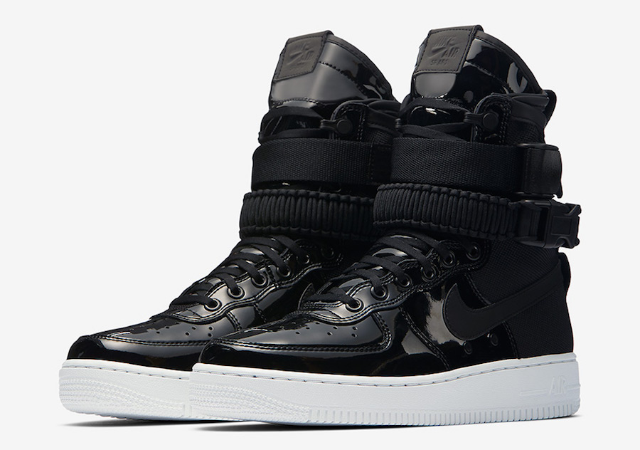 Nike SF-AF1 Force is Female Black Patent Leather