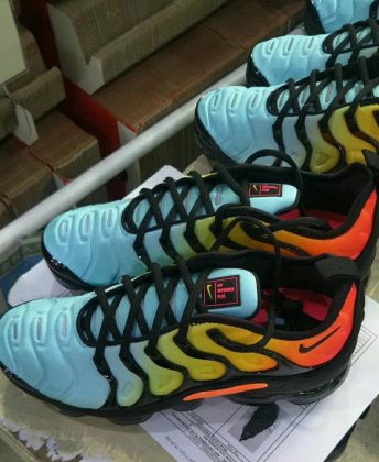 nike vapor max plus sunset