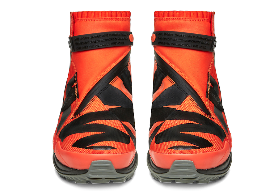 NikeLab Gyakusou Gaiter Boot Orange Black