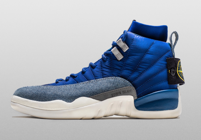 stone-island-air-jordan-12-drake-birthday-custom-1 Stone Island Air Jordan 12 Drake Birthday