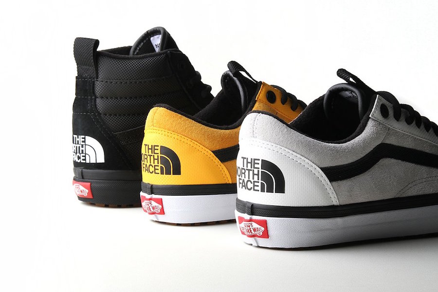 yellow vans the north face