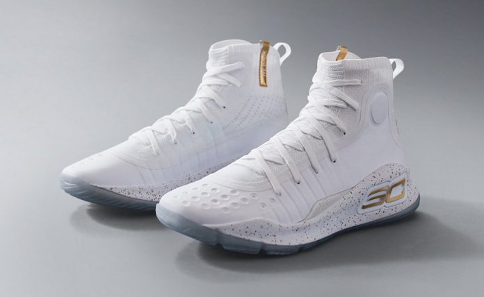 curry 4 white mens