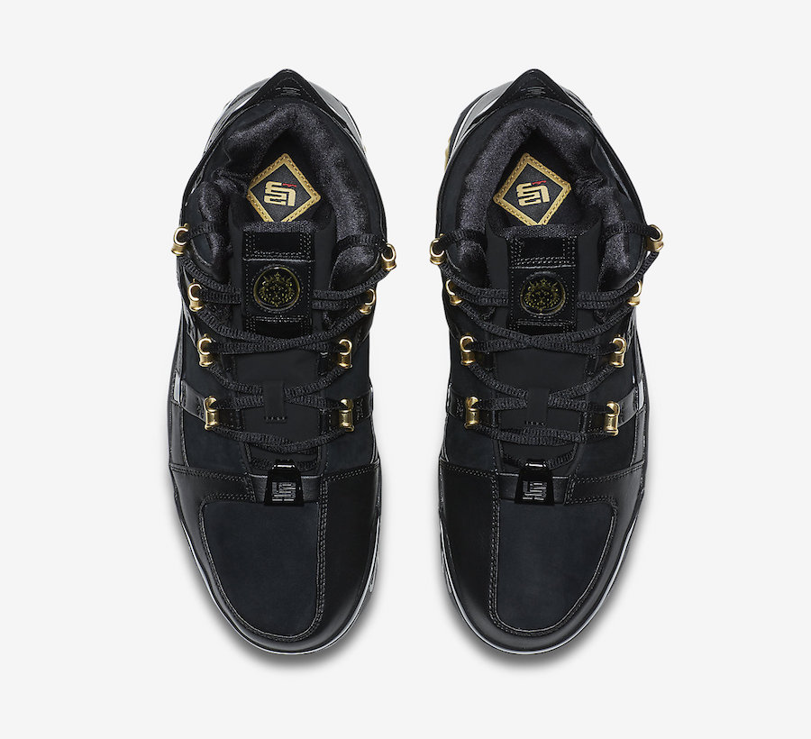 Nike LeBron 3 Black Gold AO2434-001 2018 Release Date