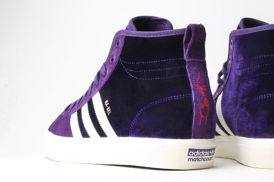 Na-Kel adidas Matchcourt RX High Purple Velvet