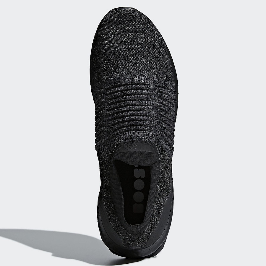 adidas ultra boost laceless triple black release date