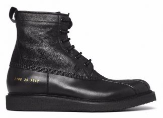Common Projects Black Duck Boots