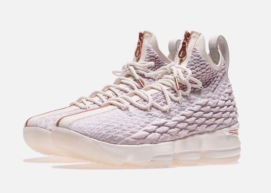 Kith Nike LeBron 15 Rose Gold Release 