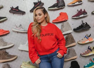 Lauren London Sneaker Shopping