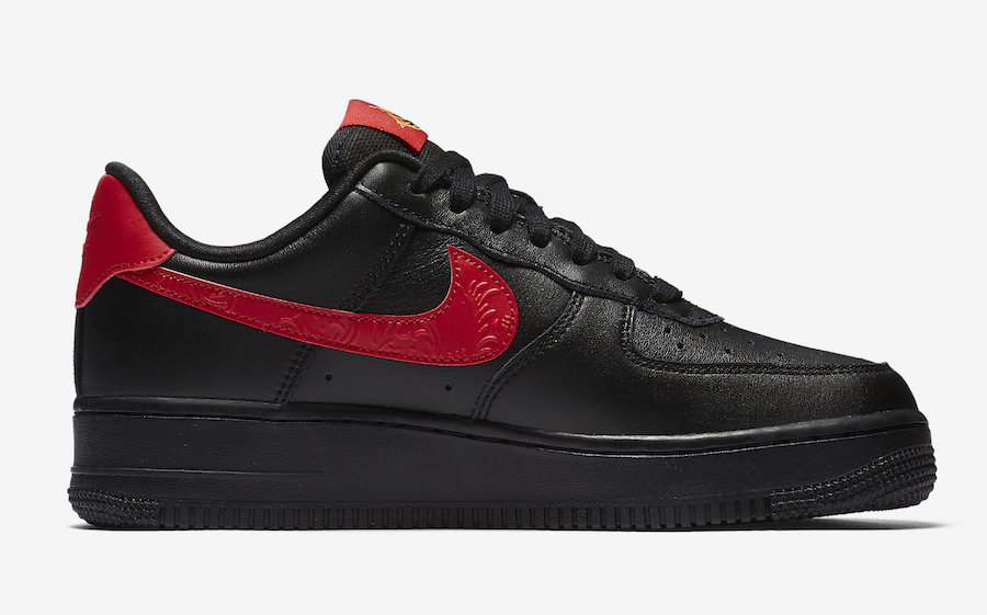 Air Force 1 High 'University Red Black
