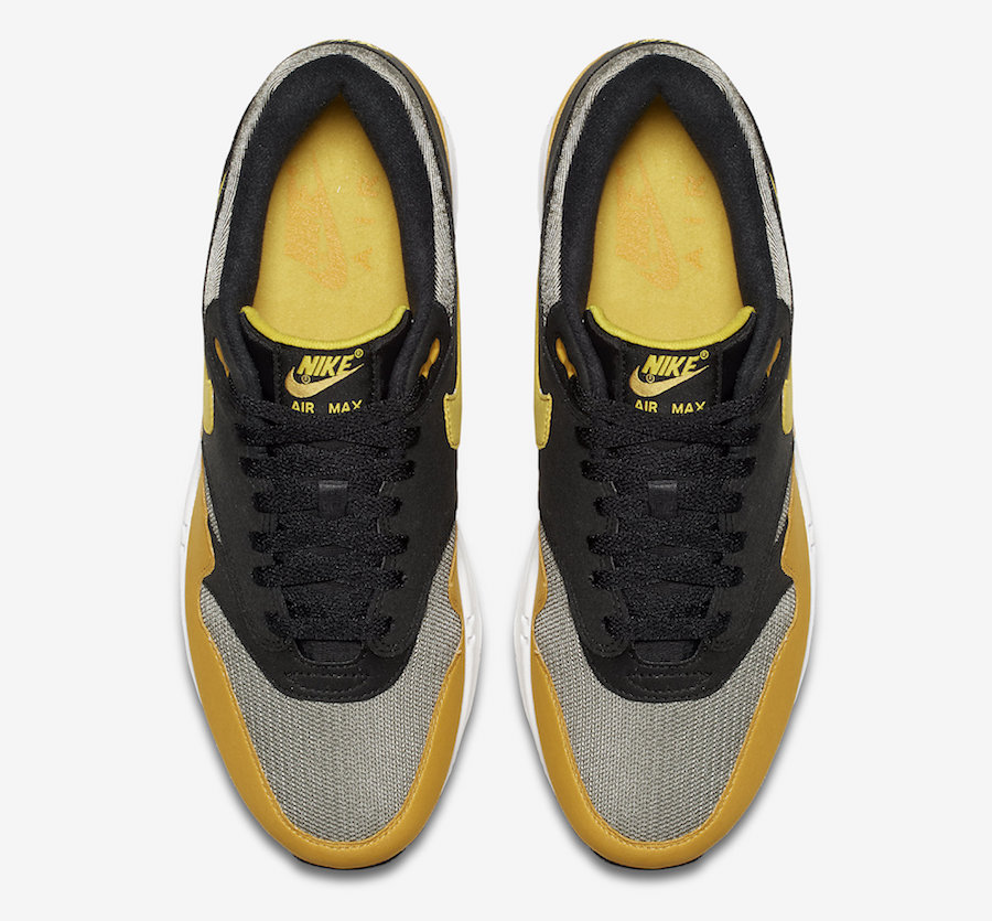 Nike Air Max 1 Black Yellow AH8145-001
