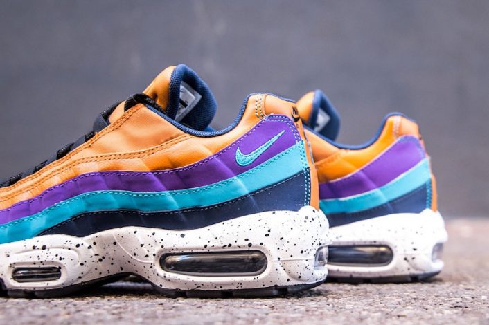 nike air max 95 blue orange