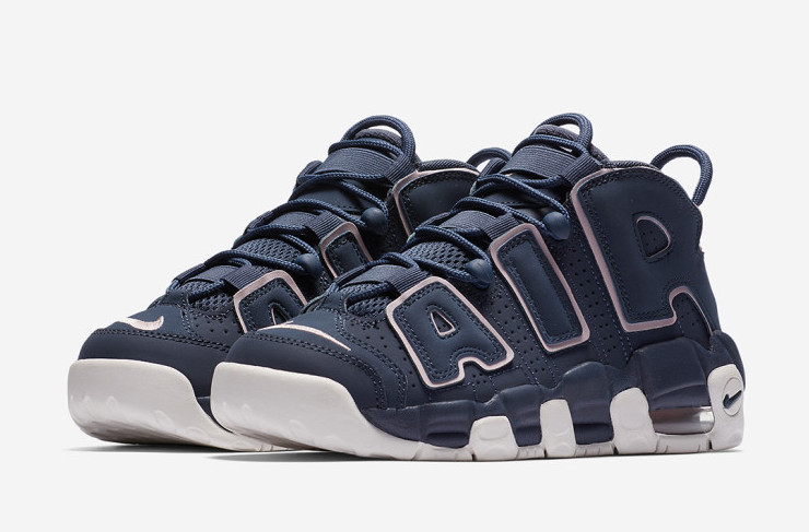 air uptempo blue and white