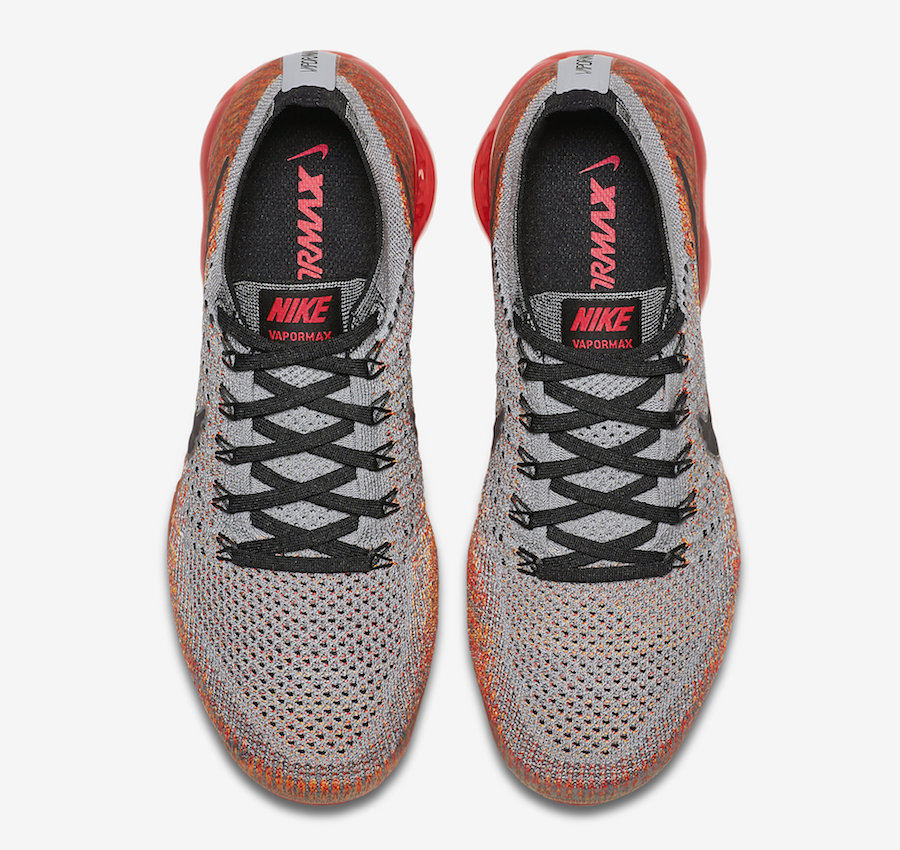 Nike Air VaporMax Wolf Grey Bright Crimson 849557-026