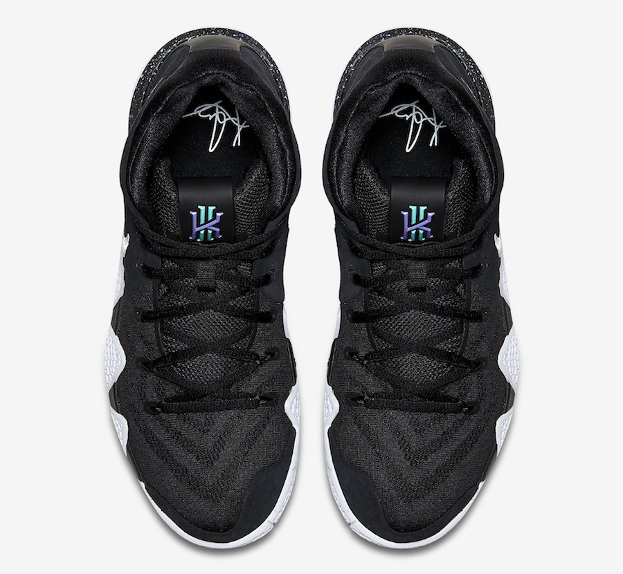 Nike Kyrie 4 Black White 943806-002 Release Date