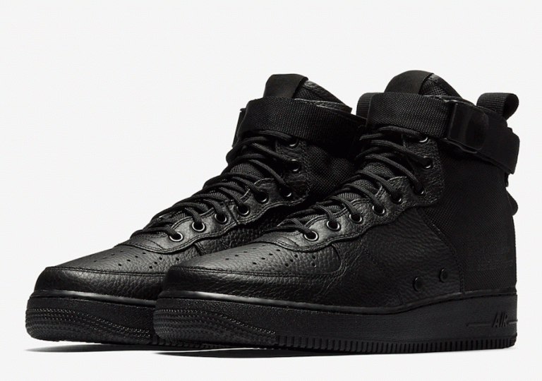nike af1 triple black