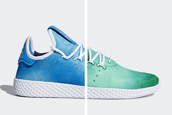 Pharrell adidas Tennis Hu Bright Blue Green - Sneaker Bar Detroit