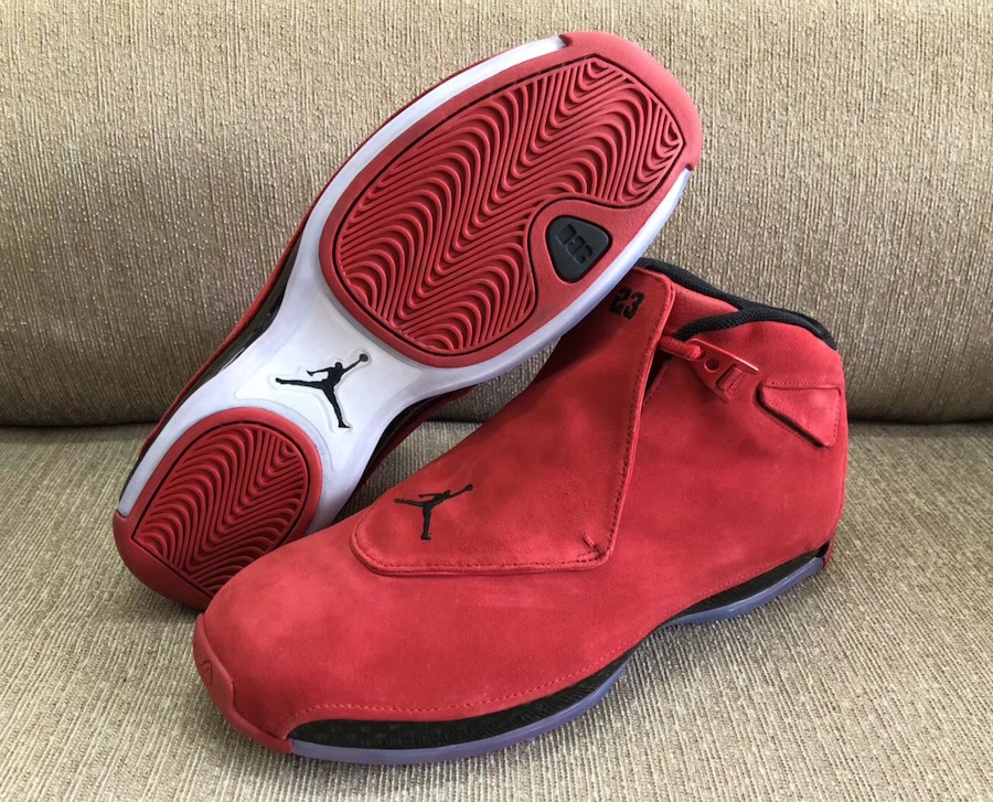 red suede 18s