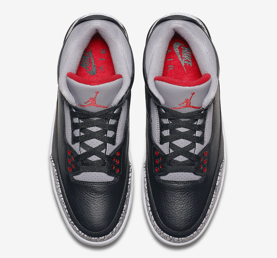 Nike Air Jordan 3 Black Cement 2018 Retro 854262-001 Release Date Pricing
