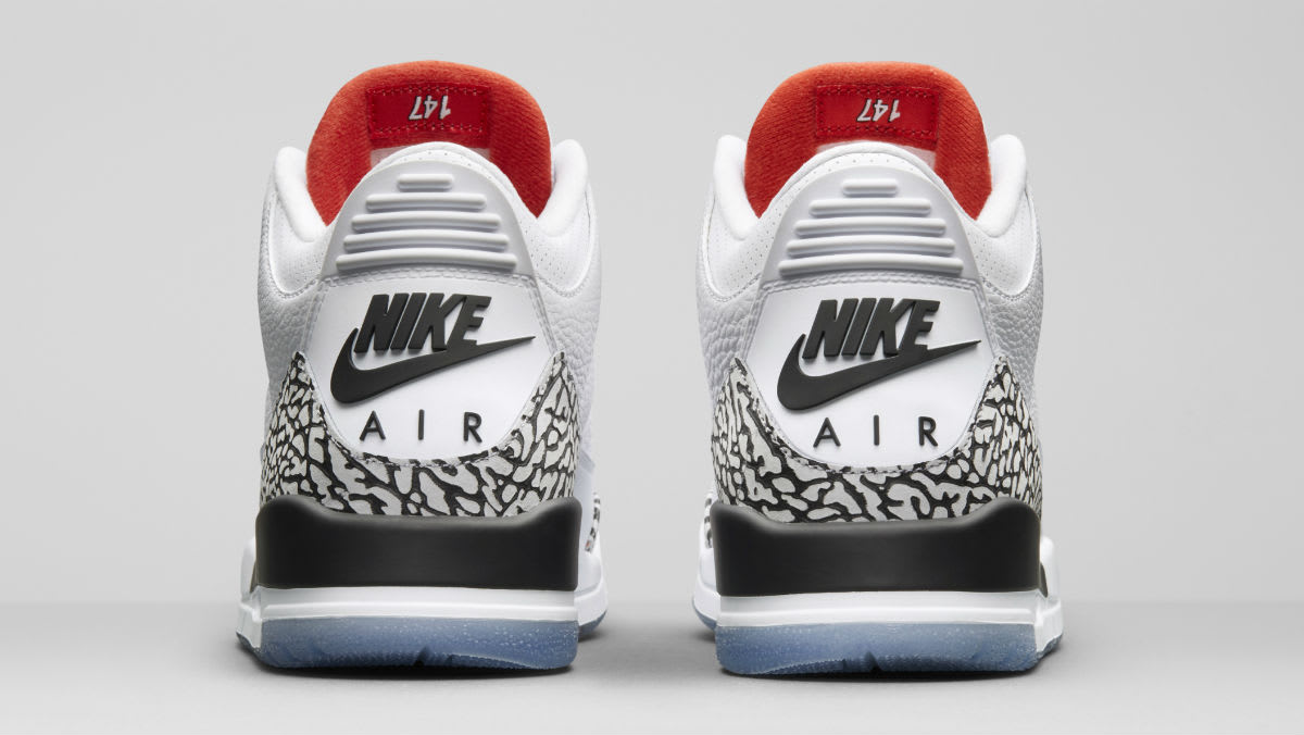 Air jordan 3 hot sale clear sole