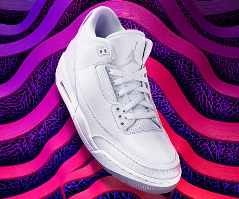 triple white retro 3